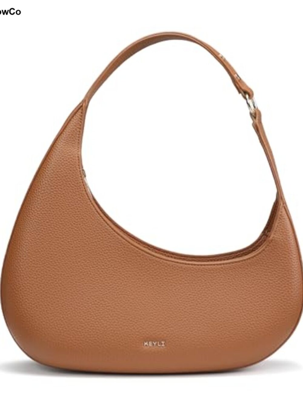 Keyli Women's Faux Leather Shoulder Bag Lightweight Hobo Purse Zipper